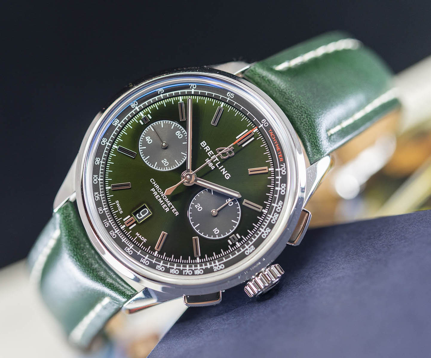 Breitling Premier Chronograph Bentley British Racing Uhr Referenz AB0118A11L1X1