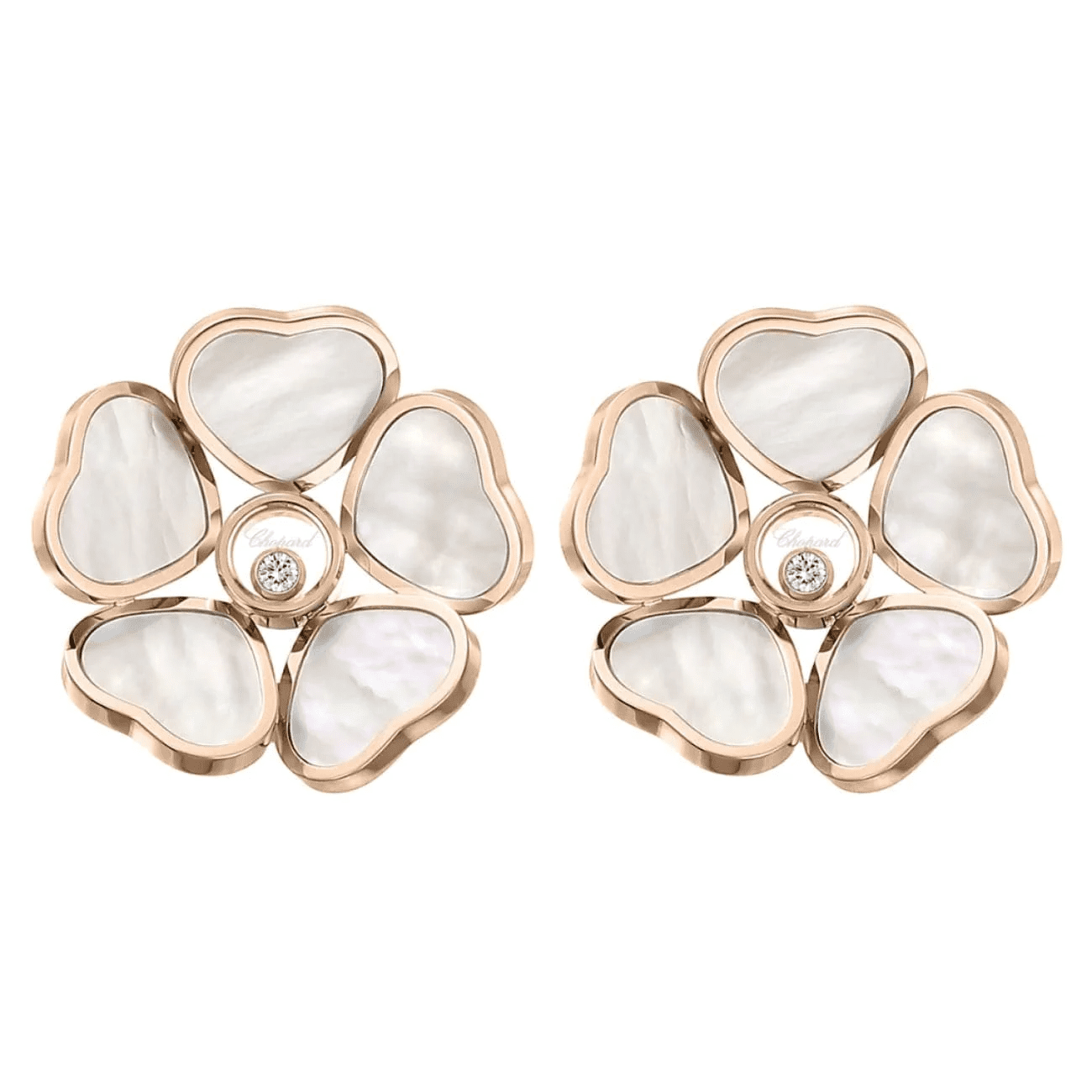 Chopard Happy Hearts Flowers Earrings