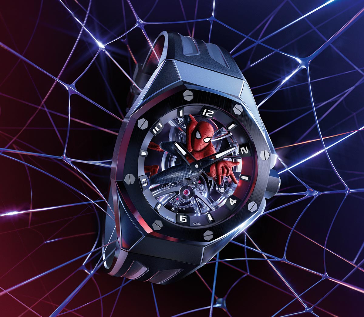 Royal Oak Concept Tourbillon "Spider-Man" Limited Edition 42mm watch.
