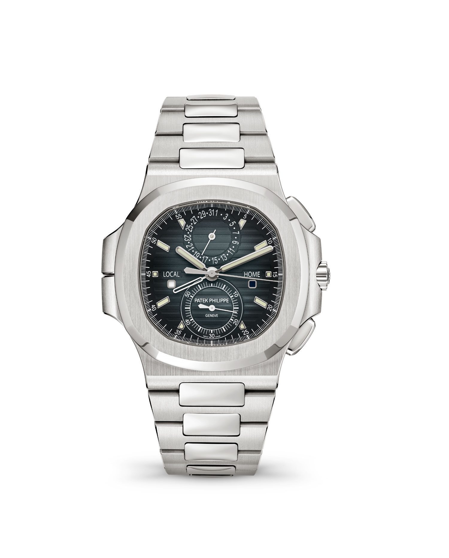PATEK PHILIPPE NAUTILUS FLYBACK CHRONOGRAPH TRAVEL TIME 40.5MM