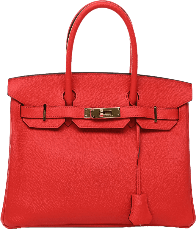 HERMÈS BIRKIN 30 ROUGE DE COEUR EPSOM GOLD HARDWARE Referenz: B30 EPSOM ROUGE DE COEUR GHW