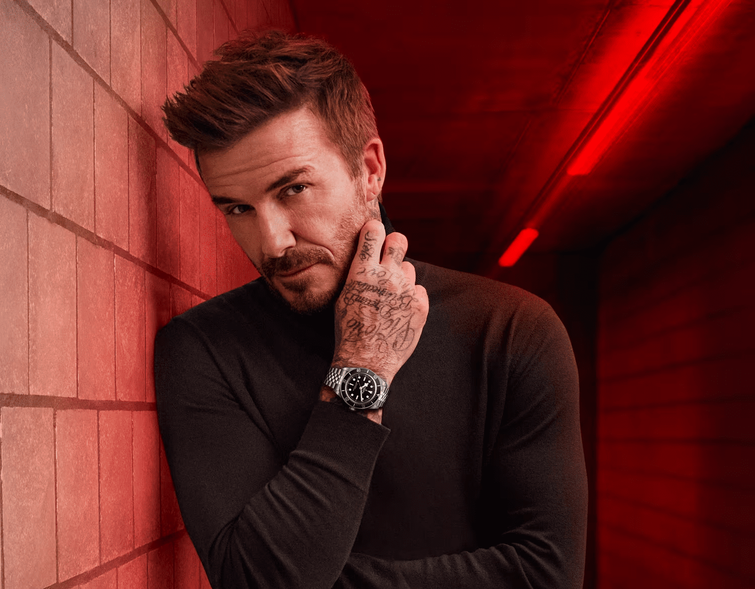 David Beckham Wears TUDOR